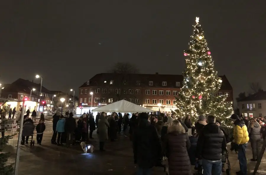 Juletræ på Hvidovre Torv