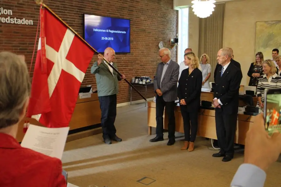 Dannebrogsfane i Region Hovedstaden