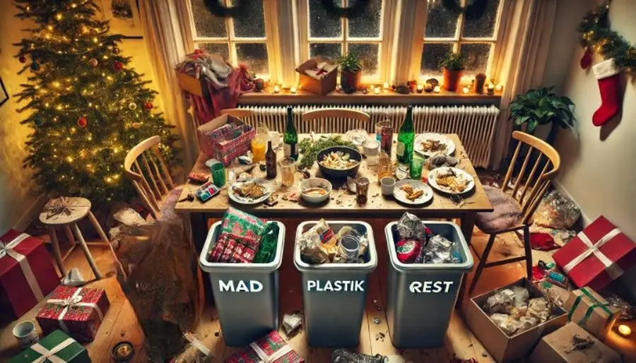 Sådan affaldssorterer du julens skrald