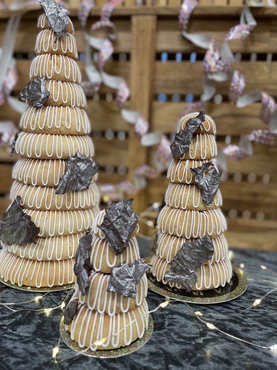 Kransekager, tårne fra R-Bakery i Hvidovre