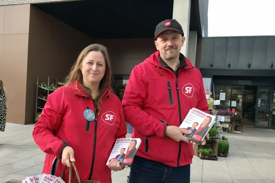 Maria Avnskjold og Bent Roldgaard fra SF Hvidovre