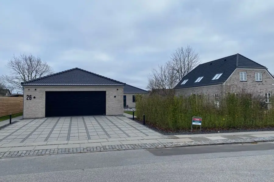 Nybyggede huse i Risbjergkvarteret i Hvidovre