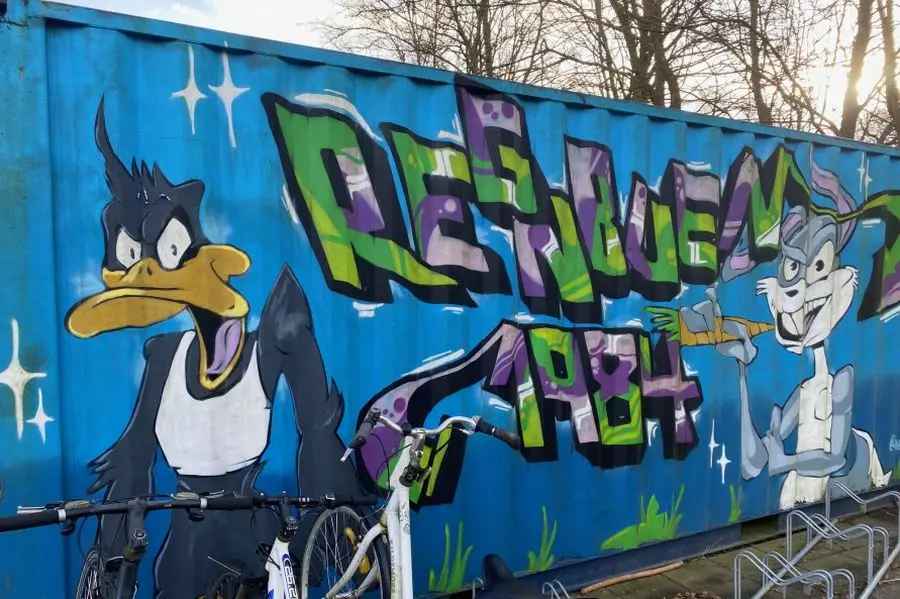 Byggelegepladsen Regnbuen i Avedøre, container