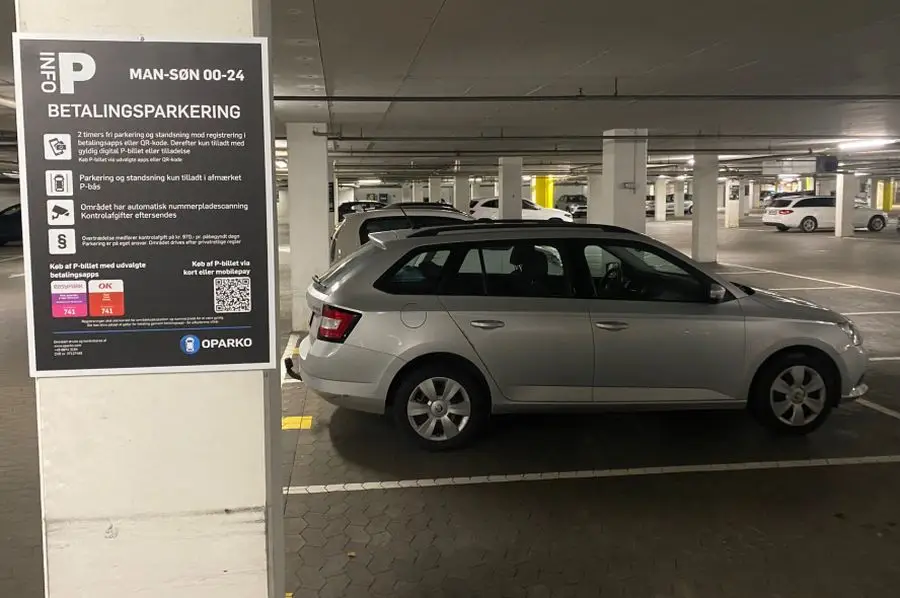 Parkering i Frihedens Butikscenter, p-bøder