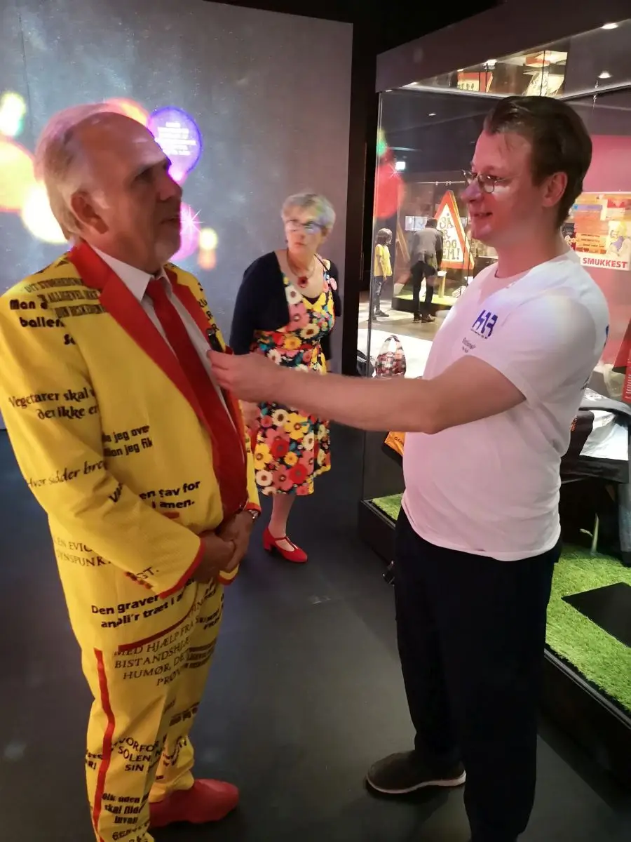 Jacob Haugaard og Per Schreiber fra Hvidovre Nærradio