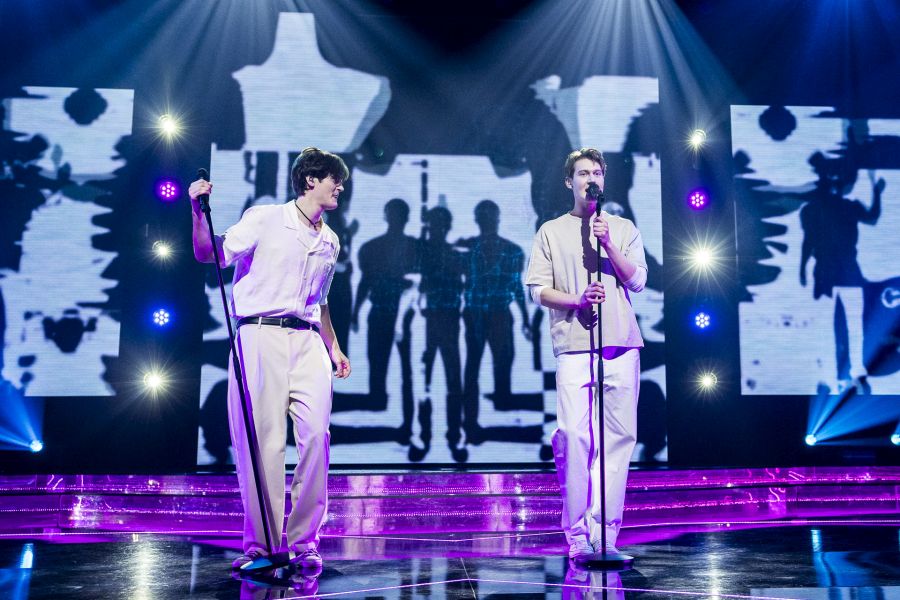 Viktor Balsløv og Elias Crone Wichmann fra Darling i X Factor 2025