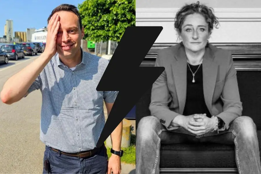 Anders Wolf Andresen, borgmester i Hvidovre (SF) og Maria Durhuus, folketingsmedlem (S)