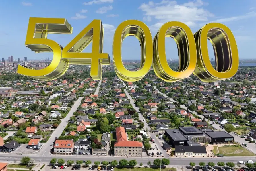 Hvidovre Kommune har nu 54.000 indbyggere