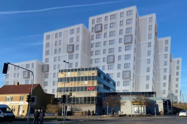 Netto-grunden i Hvidovre med nyt byggeri