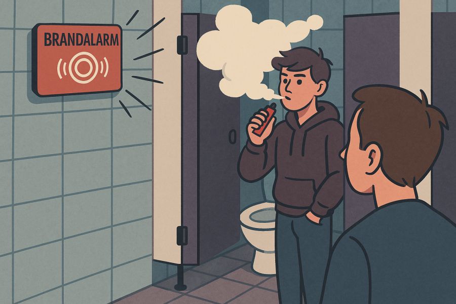 Brandalarmer i gang af puff bars