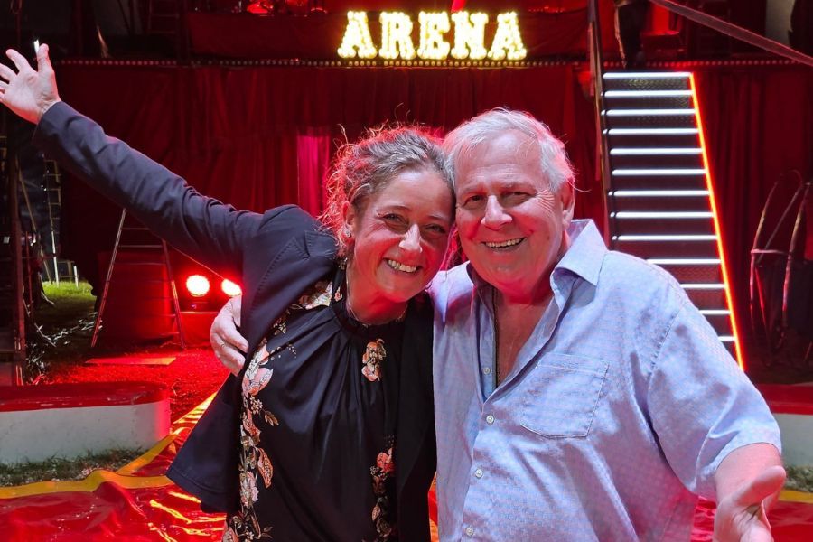Maria Durhuus og Benny Berdino i Cirkus Arena
