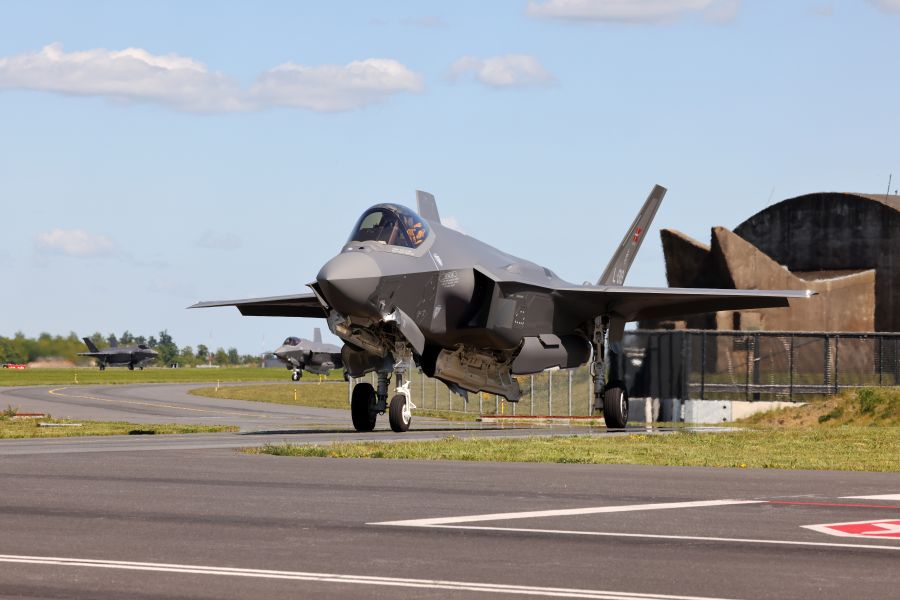 F-35-fly i Skrydstrup