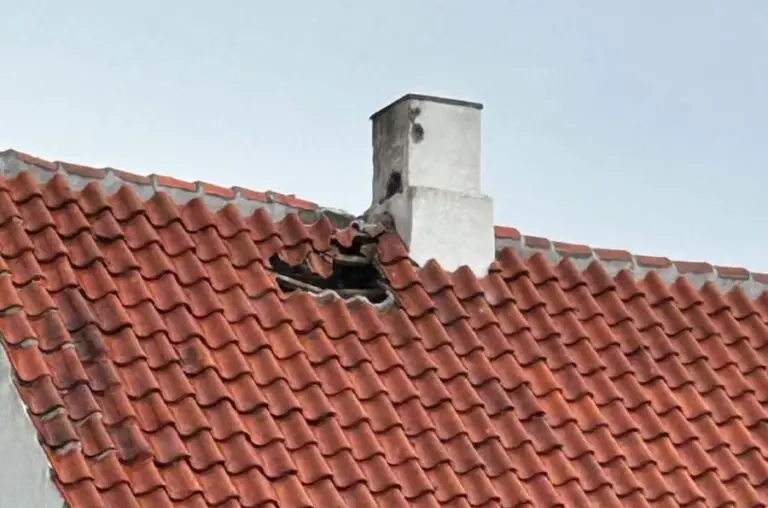 Lynnedslag i hustag i Hvidovre