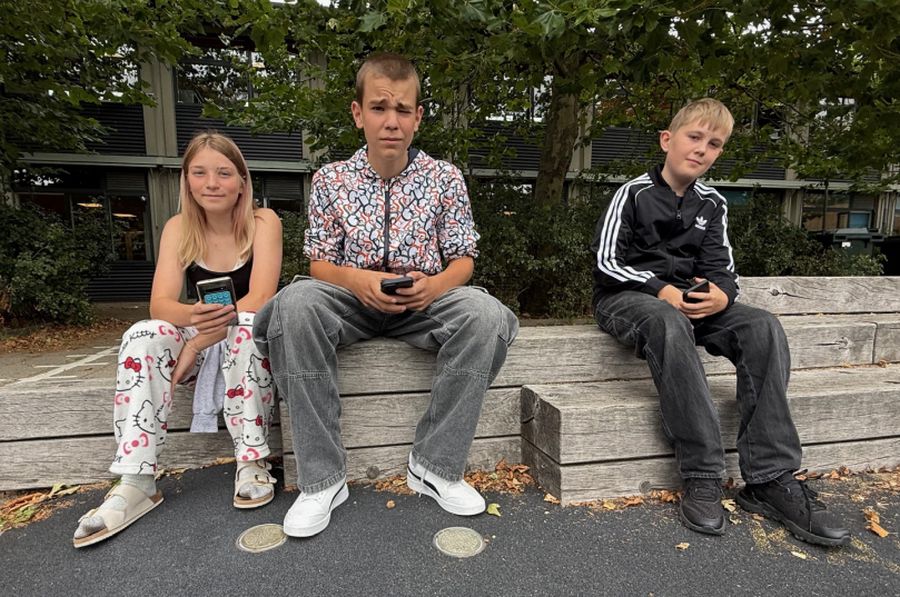 Tre elever fra Dansborgskolen i Hvidovre