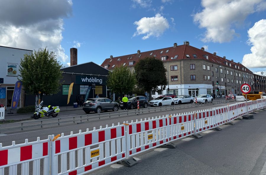 Bøder uddelt på Hvidovrevej, der er spærret