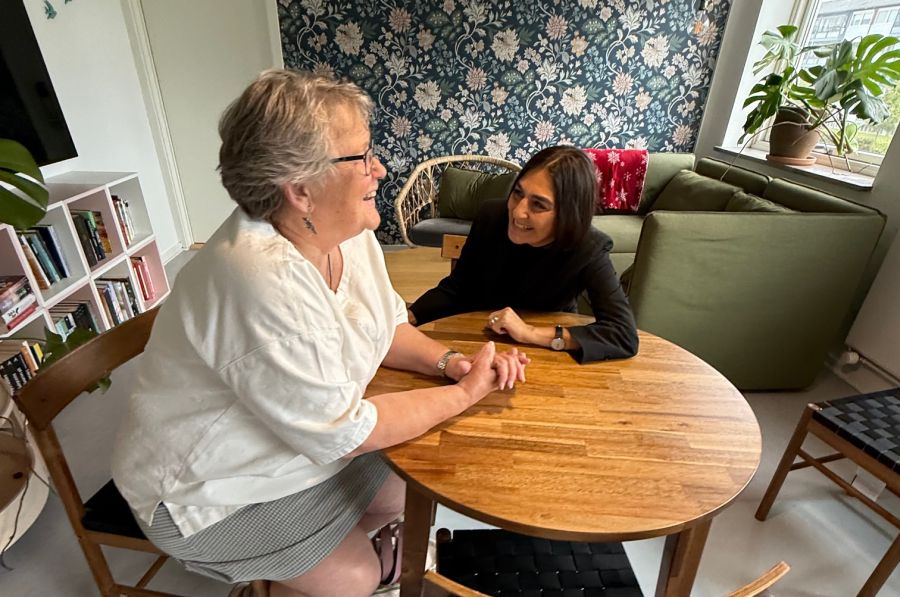 Røde Kors Herberg i Hvidovre, Grete og Ayfer