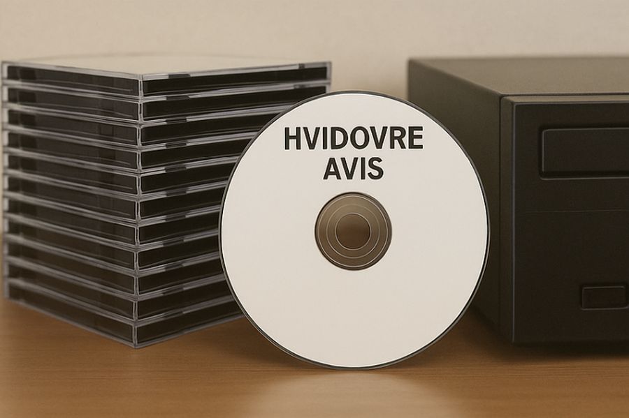 Cd-rom med Hvidovre Avis på