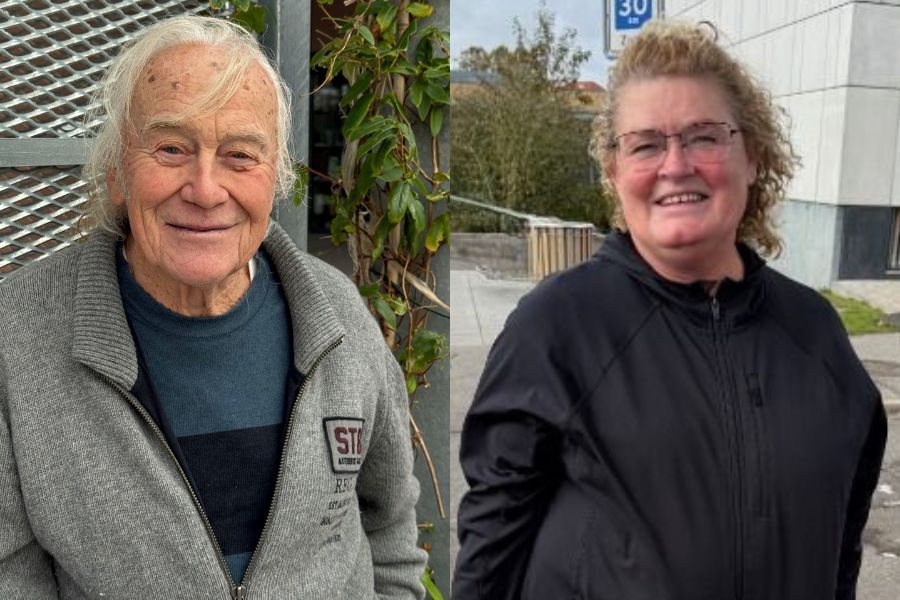 To kunder i Frihedens Butikscenter i Hvidovre