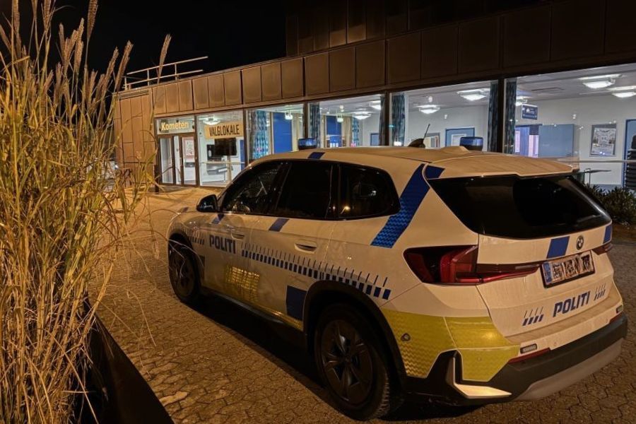 Politibil i Hvidovre