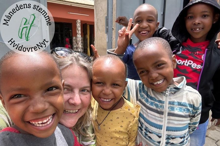 Charlotte Strandfelt i Afrika