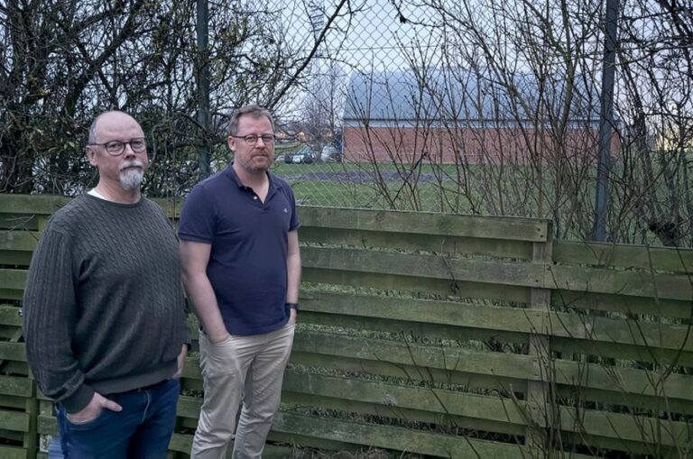 Beboere ved nye padelbaner