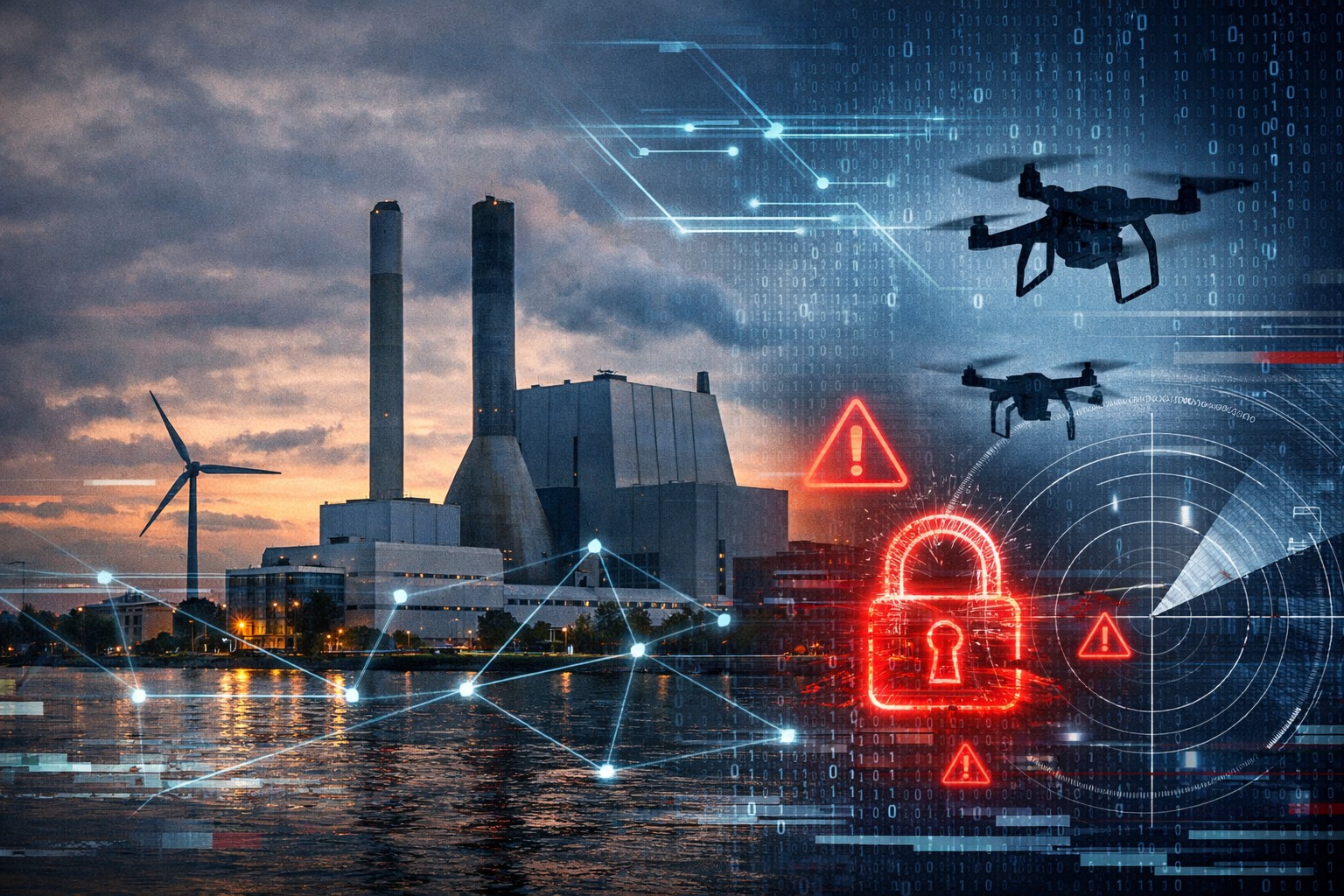 Grafik om russiske angreb i Hvidovre