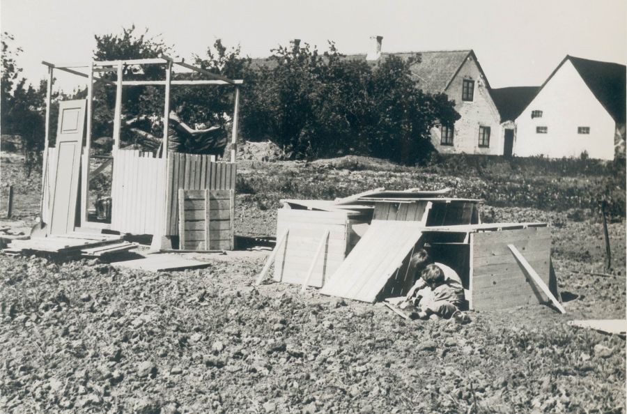 Kolonihavehus bliver bygget