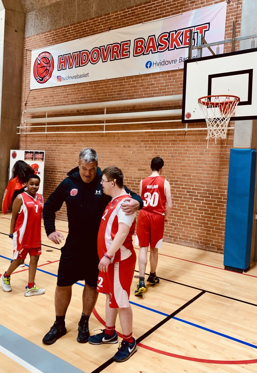 Henrik PP Rasmussen i Hvidovre Basket