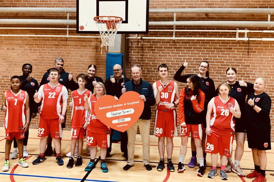 Hvidovre Basket, donation fra TrygFonden