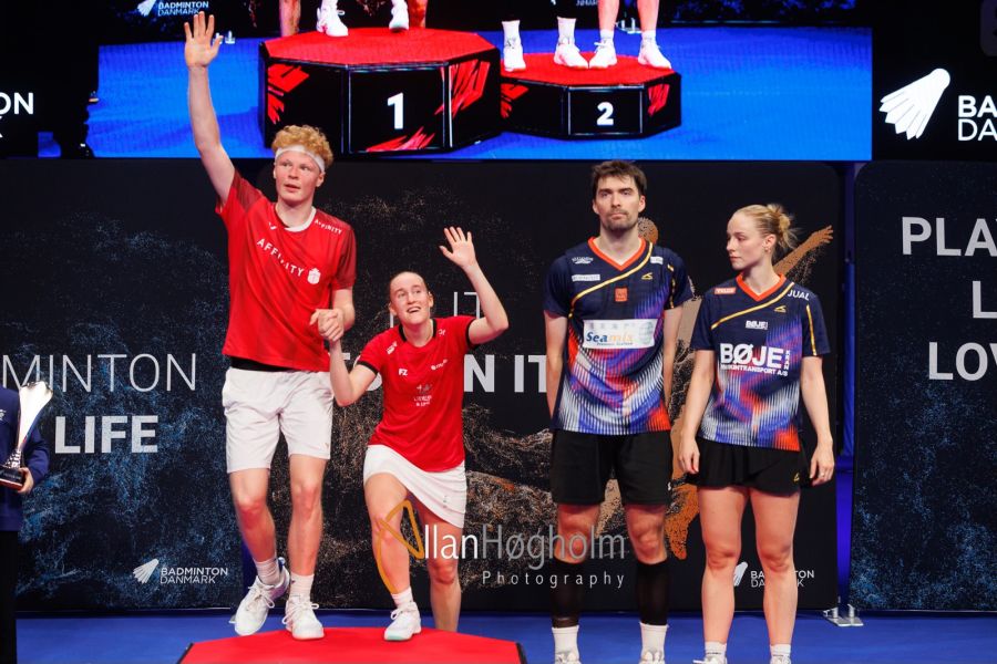 DM i badminton, præmieoverrækkelse