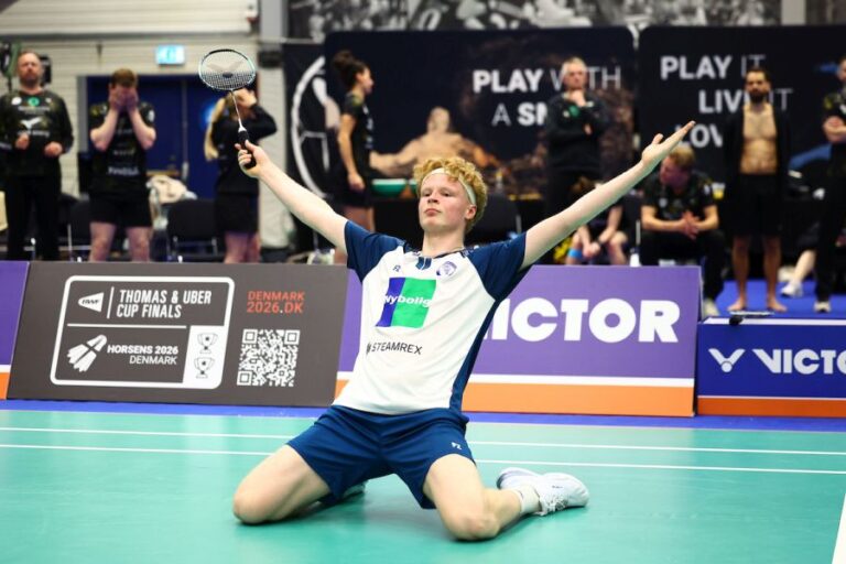 Kristoffer Kolding fra Hvidovre Badminton Club