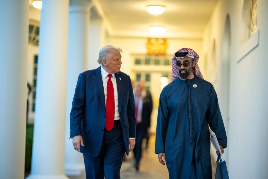 Donald Trump med Sheik Tahnoon Bin Zayed Bin Sultan Al-Nahyan