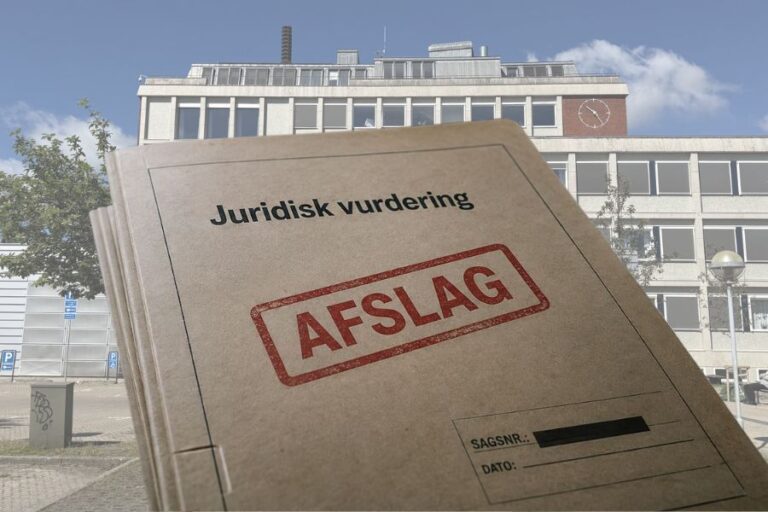 Afslag foran Hvidovre Rådhus