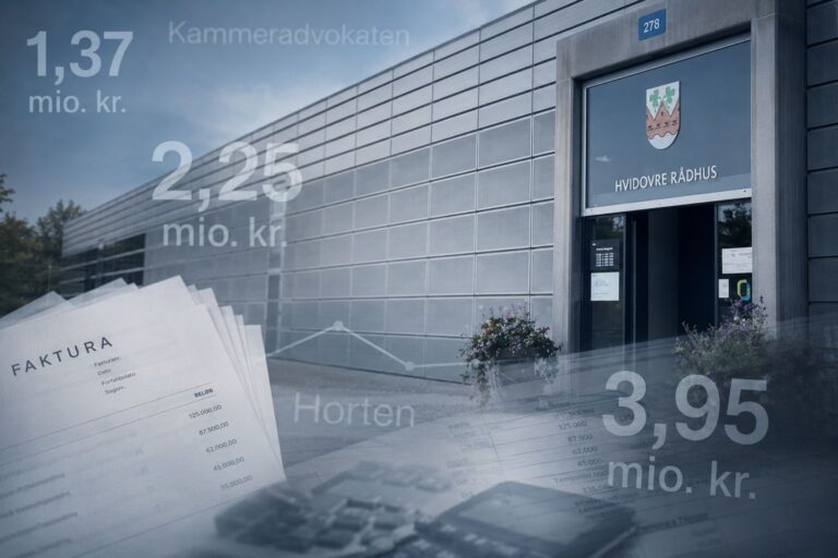 Hvidovre Rådhus med advokatudgifter