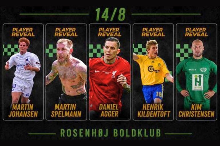 Fodboldstjerner fra Rosenhøj Boldklub