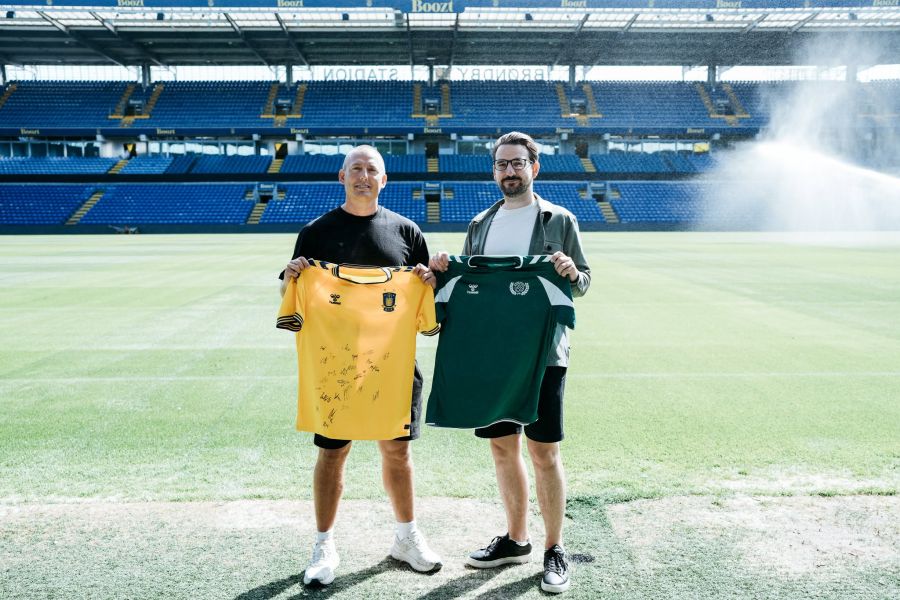To mænd fra Brøndby IF og Rosenhøj Boldklub