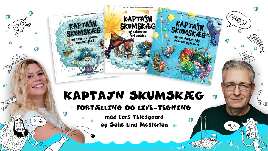 Illustration af lars og sofie