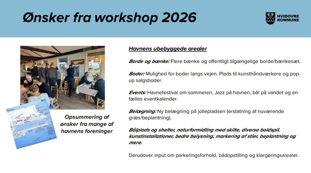 Forslag til forbedringer af Hvidovre Havn