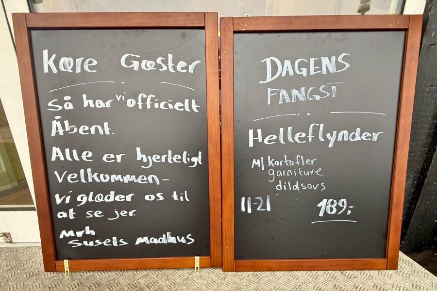 Skilte om mad